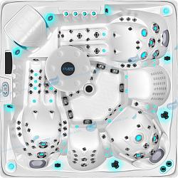 Гидромассажный СПА бассейн Joyee SPA California 230х230х92 см